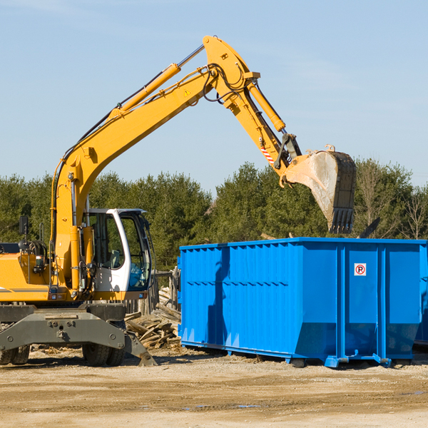 what size residential dumpster rentals are available in White Sulphur Springs New York